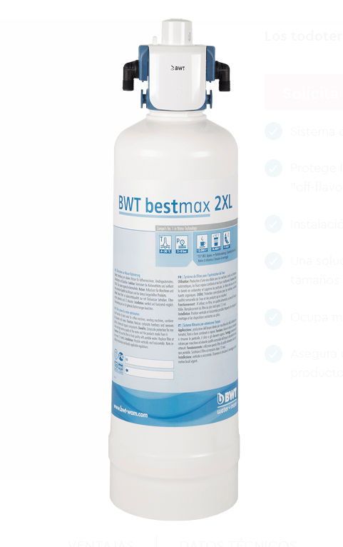 Cartucho filtrante BWT bestmax 2XL